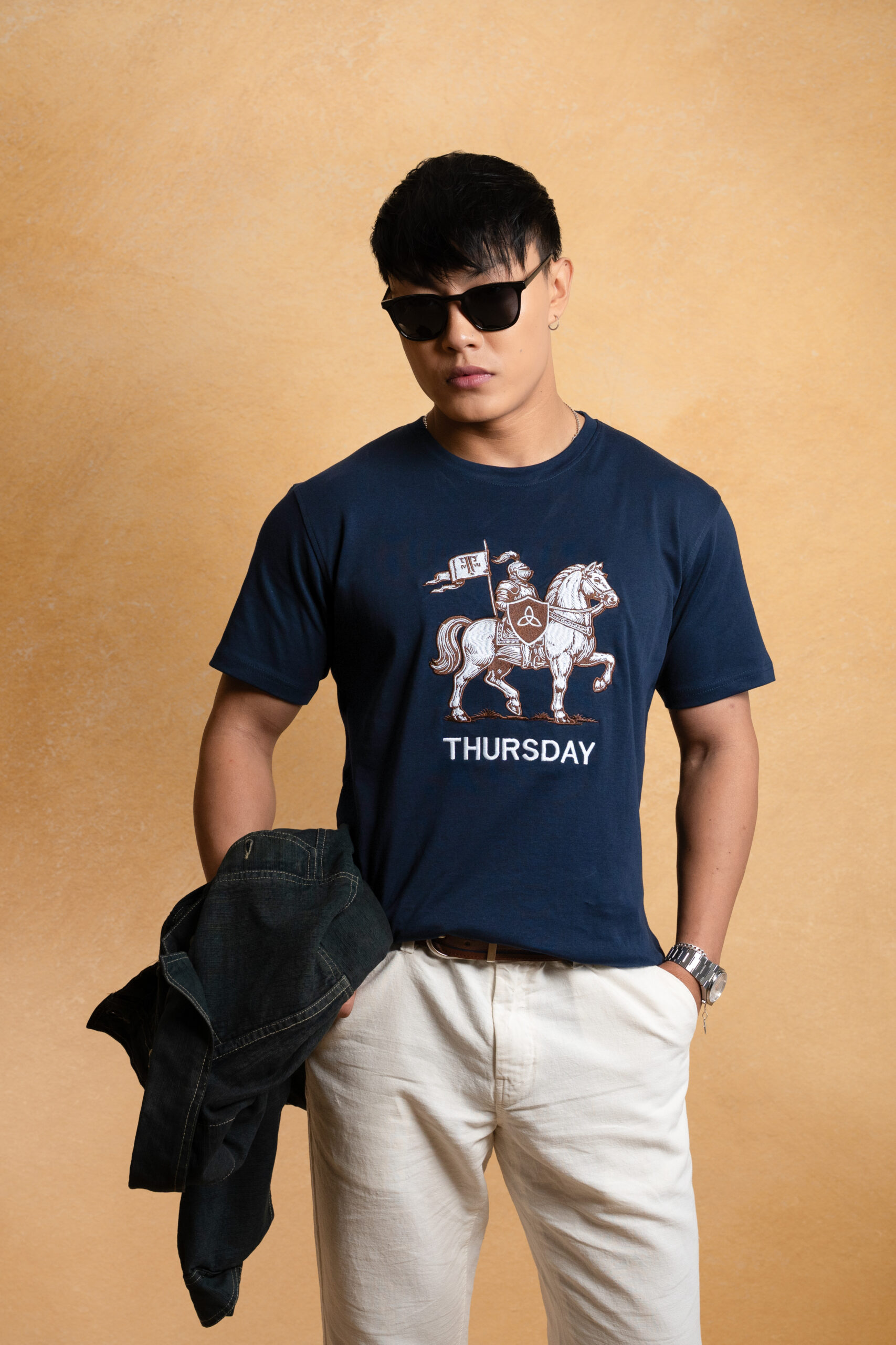 Classic Fit Heritage Crewneck (Newport Navy)