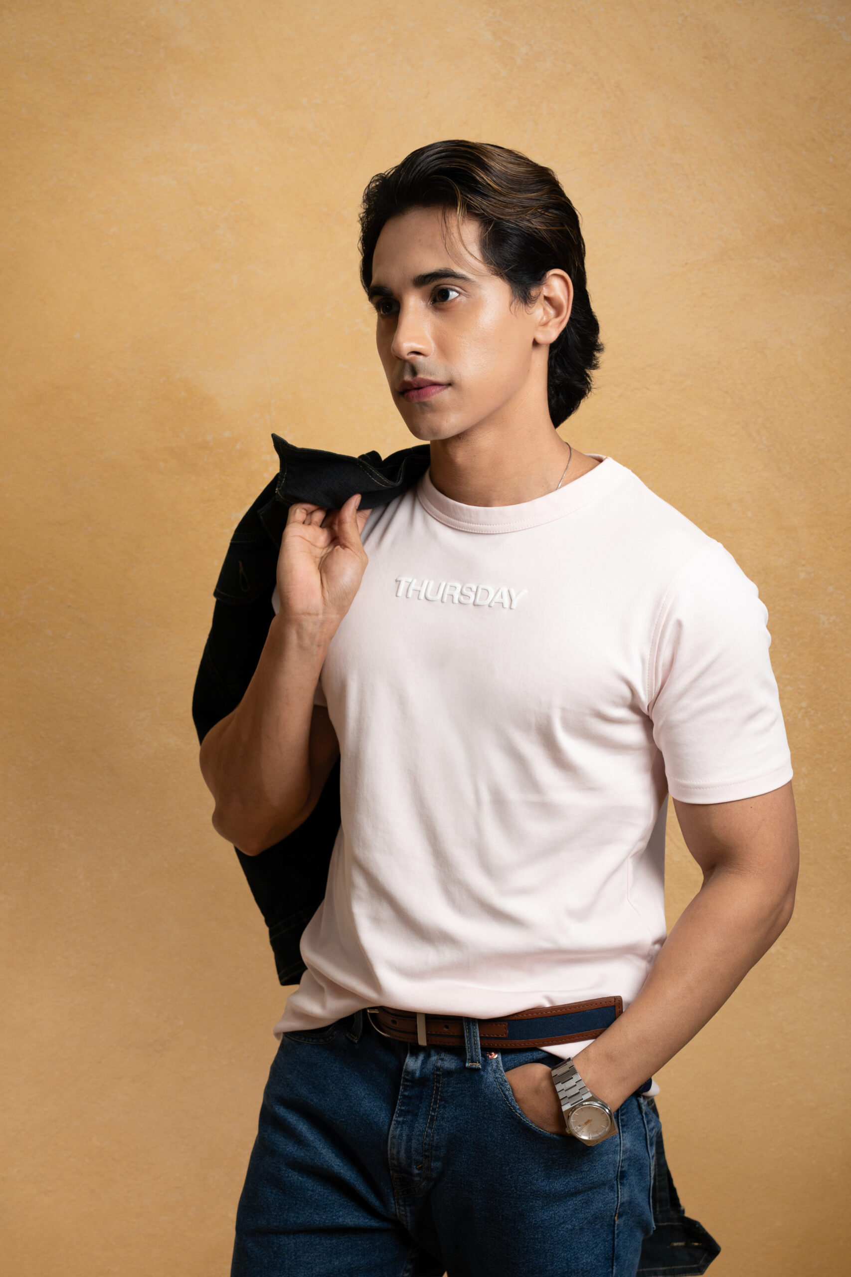 Custom Slim Fit Signature Roundneck (Soft Pink)