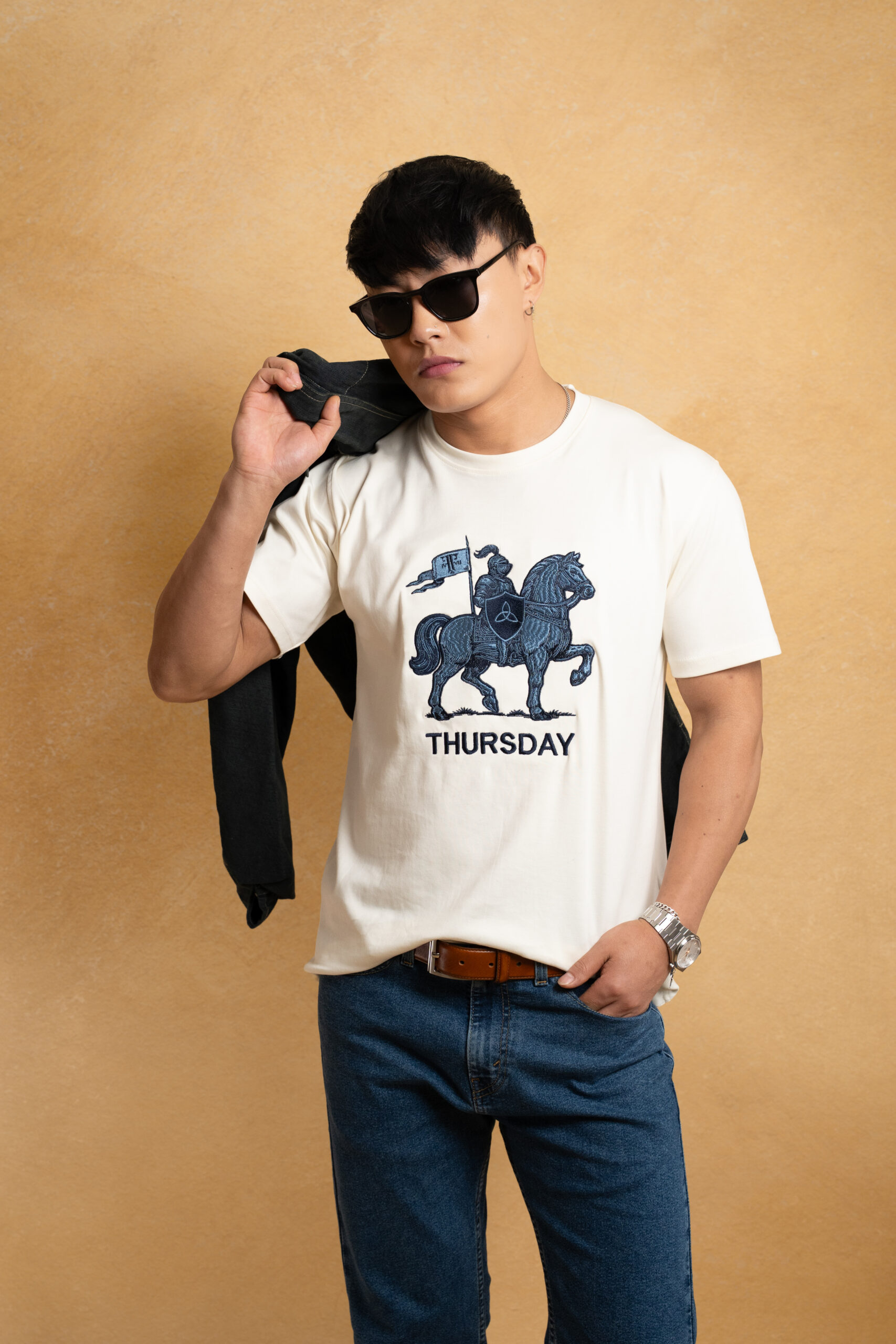 Classic Fit Heritage Crewneck (Ivory)