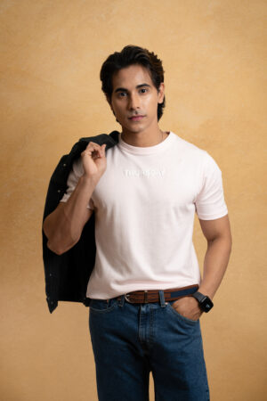 Custom Slim Fit Signature Roundneck (Soft Pink)